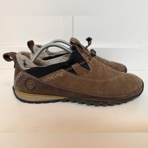 Timberland X Smartwool Power Lounger Slip On Brown Suede Shoes Men's size 11